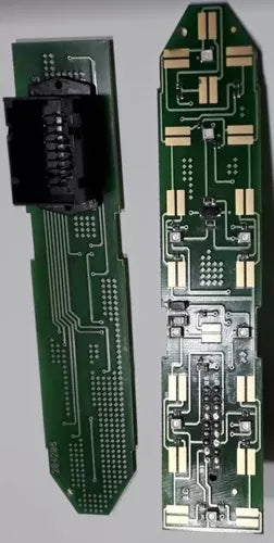 KIT CIRCUITO DO BOTÃO VIDRO ELÉTRICO STILO EM LED AZUL NOVO